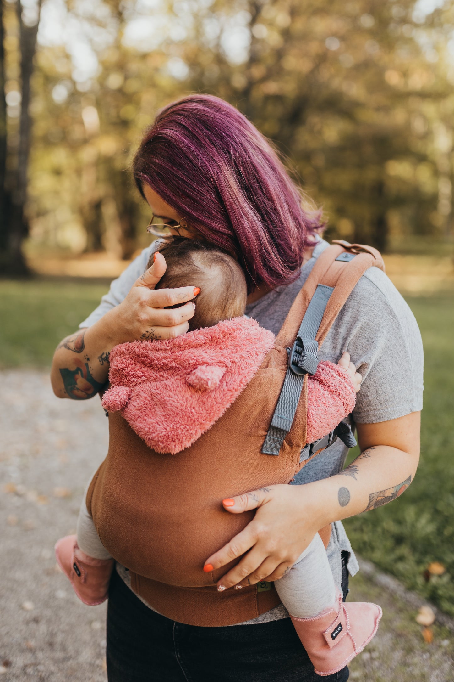 Merino Stiefeletten ROSA
