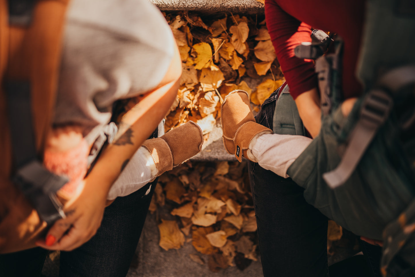 Merino Stiefeletten BRAUN