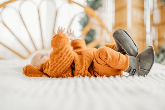 Merino Stiefeletten GRAU