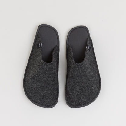 Damen Hausschuhe aus Filz DARK GREY